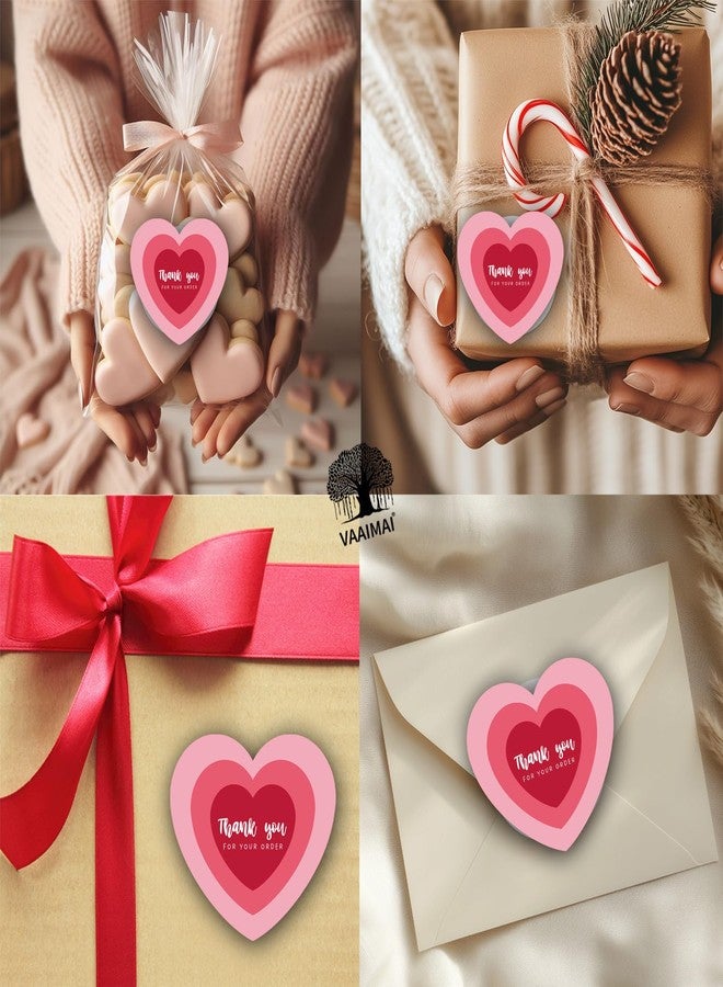 VAAIMAI ملصقات VAAIMAI الزهرية، 450 قطعة، شكرًا لدعمكم مشروعي الصغير، ملصقات تجارية مخصصة لإضافات عبوات متاجر البيع بالتجزئة عبر الإنترنت، دائرية 1.5 بوصة - Image 3